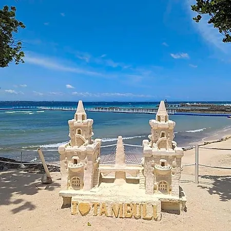 Chic Cozy Studio At Tambuli Residences Ocean View By Dominik Studio With Pool Balcony In Mactan