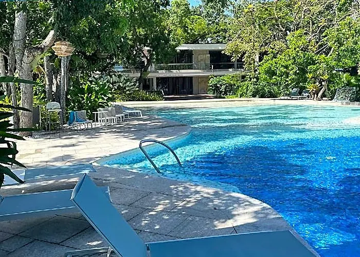 Hotel Chic Cozy At Tambuli Residences Ocean View By Dominik With Pool Balcony In Mactan Cebu
