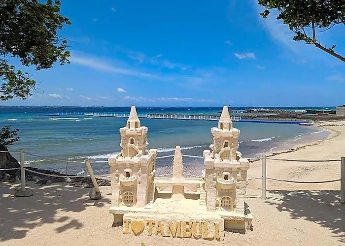 Chic Cozy At Tambuli Residences Ocean View By Dominik With Pool Balcony In Mactan Hotel 5*
