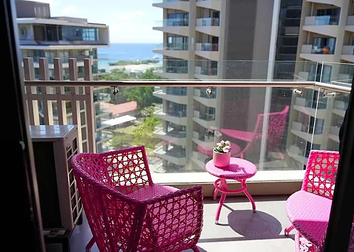 Chic Cozy At Tambuli Residences Ocean View By Dominik With Pool Balcony In Mactan 5*