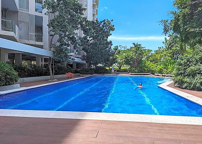Chic Cozy At Tambuli Residences Ocean View By Dominik With Pool Balcony In Mactan Hotel Cebu